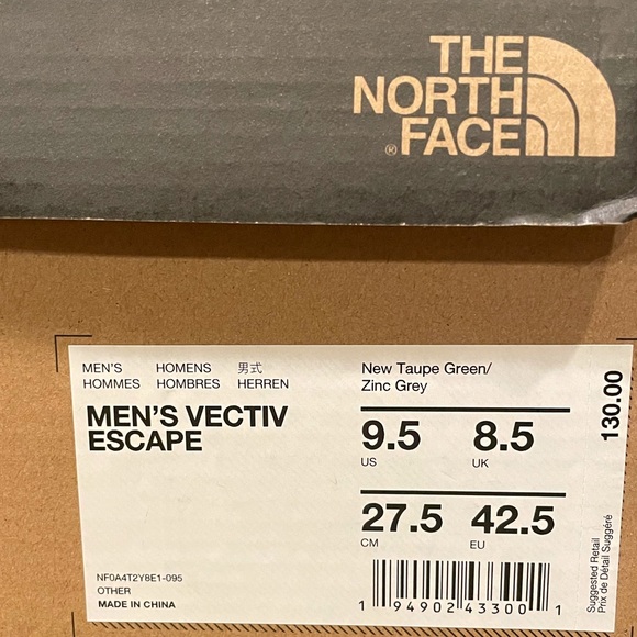 The North Face Men’s VECTIV Escape Trail Sneakers - Picture 8 of 10
